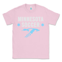 Bubblegum Pink Minnesota Soccer Fan Gear  FC , United T Classic Tee - longCreatives