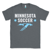 Charcoal Heather Minnesota Soccer Fan Gear  FC , United T Classic Tee - longCreatives