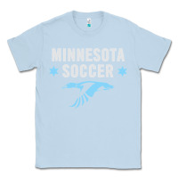Dusty Blue Minnesota Soccer Fan Gear  FC , United T Classic Tee - longCreatives