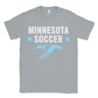 Heather Grey Minnesota Soccer Fan Gear  FC , United T Classic Tee - longCreatives