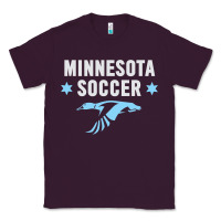 Plum Minnesota Soccer Fan Gear  FC , United T Classic Tee - longCreatives
