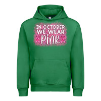 Emerald in october we wear pink leopard glitter Urban Hoodie - AdoDesignShop