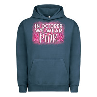 Pigment Midnight Navy in october we wear pink leopard glitter Urban Hoodie - AdoDesignShop
