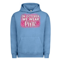 Pigment Pebble Blue in october we wear pink leopard glitter Urban Hoodie - AdoDesignShop