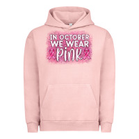 Pigment Salmon in october we wear pink leopard glitter Urban Hoodie - AdoDesignShop