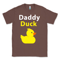 Chestnut Funny Daddy Duck Rubber Duck Classic Tee - longCreatives