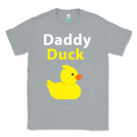 Heather Grey Funny Daddy Duck Rubber Duck Classic Tee - longCreatives