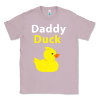 Lilac Funny Daddy Duck Rubber Duck Classic Tee - longCreatives