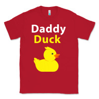 Red Funny Daddy Duck Rubber Duck Classic Tee - longCreatives