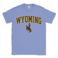 Colony Blue Womens Wyoming Cowboys Apparel Fan Favorite Arch Classic Tee - longCreatives