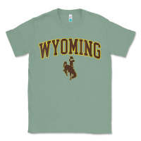 Sage Womens Wyoming Cowboys Apparel Fan Favorite Arch Classic Tee - longCreatives
