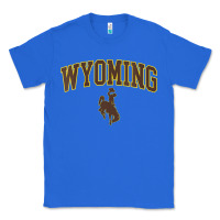 True Royal Womens Wyoming Cowboys Apparel Fan Favorite Arch Classic Tee - longCreatives