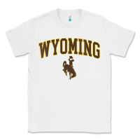 White Womens Wyoming Cowboys Apparel Fan Favorite Arch Classic Tee - longCreatives