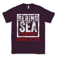 Plum Bering Sea Fisherman second to none dutch harbor Alaska Classic Tee - longCreatives