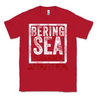 Red Bering Sea Fisherman second to none dutch harbor Alaska Classic Tee - longCreatives
