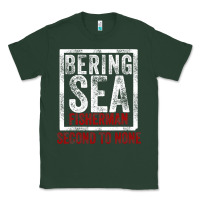 Sports Green Bering Sea Fisherman second to none dutch harbor Alaska Classic Tee - longCreatives