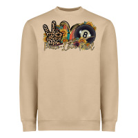 Peace Love Pool Heavyweight Sweatshirt | Teevron