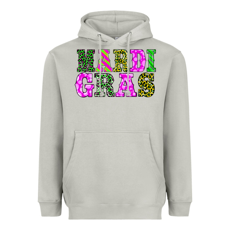 Mardi Gras Heavyweight Hoodie by BarkalooDesign | Teevron