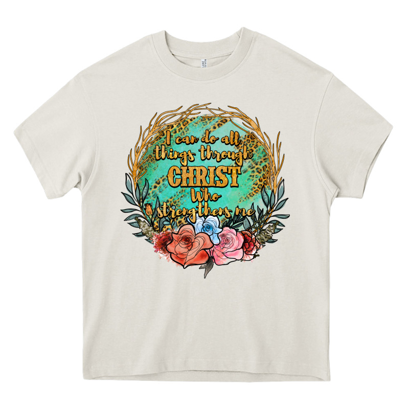 I Can Do All Things Through Christ Who Strenghtens Me Heavy Core Tee by JahusDesignShop | Teevron