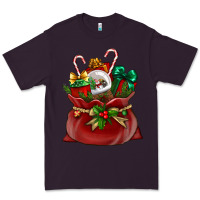 Plum Chrismas Santa claus bag Premium Tee - NancyCooperArtShop