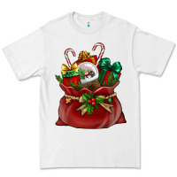White Chrismas Santa claus bag Premium Tee - NancyCooperArtShop