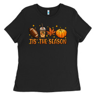 Black Tis' the season Ladies Tee - NancyCooperArtShop