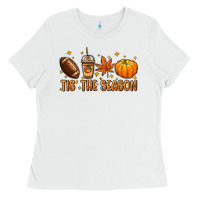 White Tis' the season Ladies Tee - NancyCooperArtShop