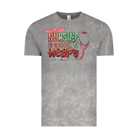 Cloud Rock cowgirl nursing is a work of heart Vintage Tee - CowGirlArtShop