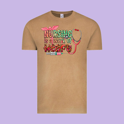 Cowgirl Nursing Is A Work Of Heart Vintage Tee Designed By Cowgirlartshop