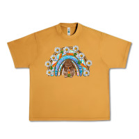 Peanut Butter Easter Bunny with carrot rainbow Easter Day Urban Heavy Tee - HowdyJamesFarm