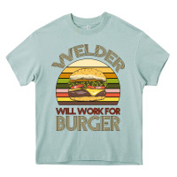 Arona Welder Wıll Work For Burger Heavy Core Tee - Bettercallsaul