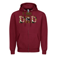 Burgundy sport t ball dad Zipper Hoodie - Artiststas