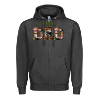 Charcoal Heather sport t ball dad Zipper Hoodie - Artiststas