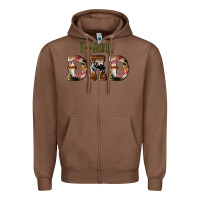 Chestnut sport t ball dad Zipper Hoodie - Artiststas