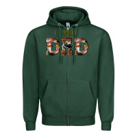 Sports Green sport t ball dad Zipper Hoodie - Artiststas