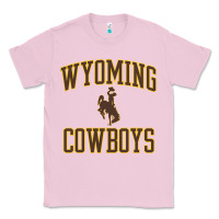 Bubblegum Pink Wyoming Cowboys Men's Apparel Gameday Arch Over Cowboys Sweat Classic Tee - longCreatives