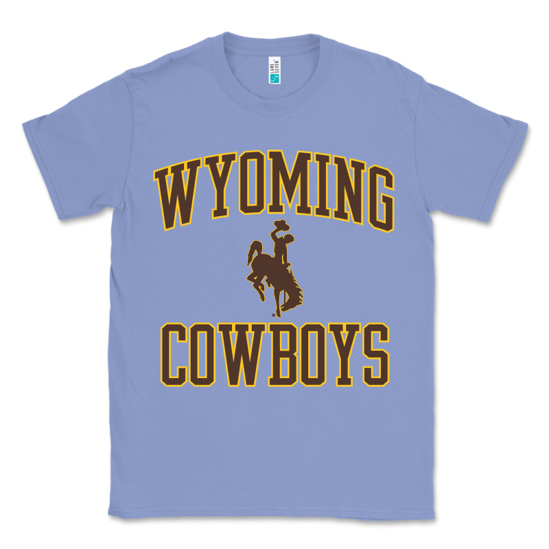 Wyoming Cowboys Men's Apparel Gameday Arch Over Cowboys Sweat Classic Tee by longCreatives | Teevron