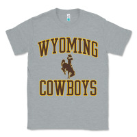 Heather Grey Wyoming Cowboys Men's Apparel Gameday Arch Over Cowboys Sweat Classic Tee - longCreatives