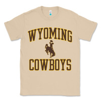 Mushroom Wyoming Cowboys Men's Apparel Gameday Arch Over Cowboys Sweat Classic Tee - longCreatives