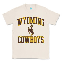Natural Wyoming Cowboys Men's Apparel Gameday Arch Over Cowboys Sweat Classic Tee - longCreatives