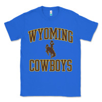 True Royal Wyoming Cowboys Men's Apparel Gameday Arch Over Cowboys Sweat Classic Tee - longCreatives