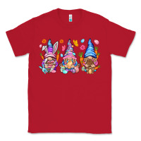 Red Easter gnomies Easter Day Classic Tee - HowdyJamesFarm