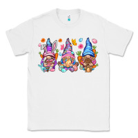 White Easter gnomies Easter Day Classic Tee - HowdyJamesFarm