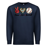 Navy peace love west Premium Sweatshirt - BarkalooDesign