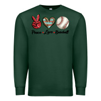 Sports Green peace love west Premium Sweatshirt - BarkalooDesign