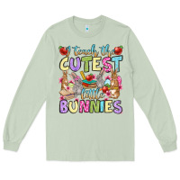 Matcha Easter Day I teach the cutest little bunnies Long Sleeve Tee - OliviaCreatesArt