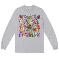 Moon Dust Easter Day I teach the cutest little bunnies Long Sleeve Tee - OliviaCreatesArt