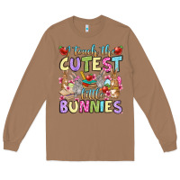 Toasted Coconut Easter Day I teach the cutest little bunnies Long Sleeve Tee - OliviaCreatesArt