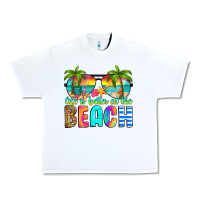 White life is better at the beach Urban Heavy Tee - RanaPortraitStore