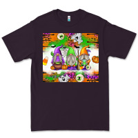 Plum Halloween Gnomes Premium Tee - texasbilliewilder